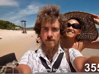 Christoph Rehage  The Longest Way 1.0 - walk through China and grow a beard! Embedded through YouTube.